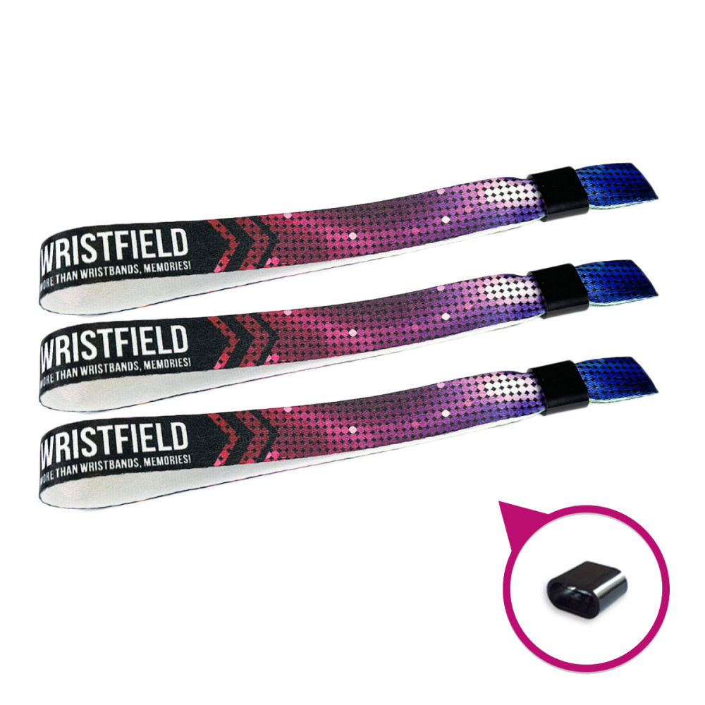 Stick on shop wristbands