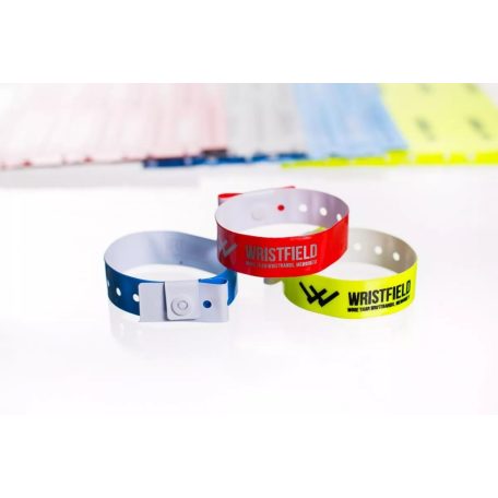 Vinyl Straight wristbands - 1 colour printed 